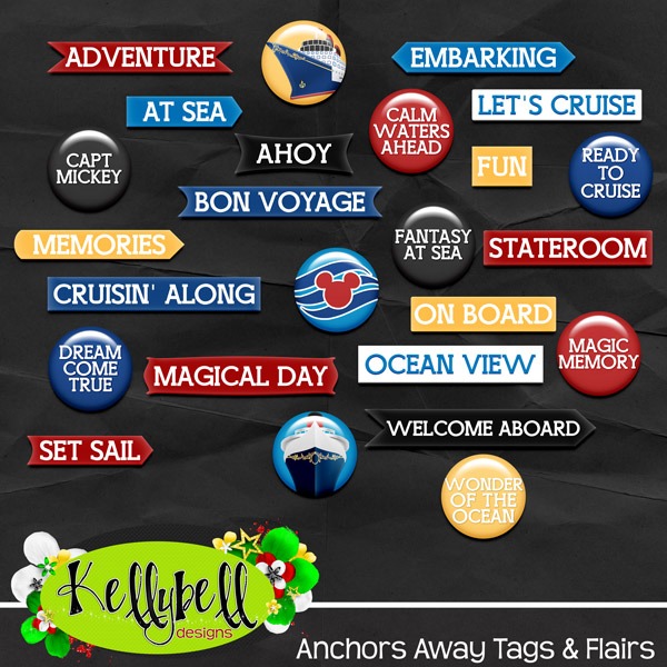 Anchors Away Tags & Flairs