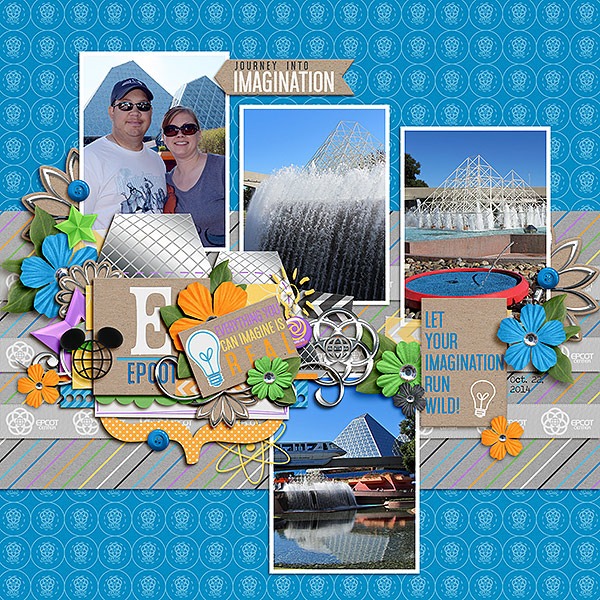 Disney World EPCOT Scrapbook Kit – Geekly Yours Design