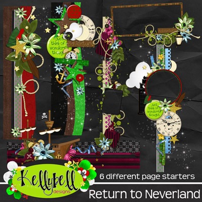 Return to Neverland Page Starters
