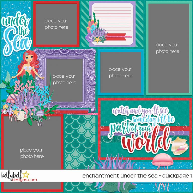 Enchantment Under The Sea Quickpage 1 - Kellybell Designs