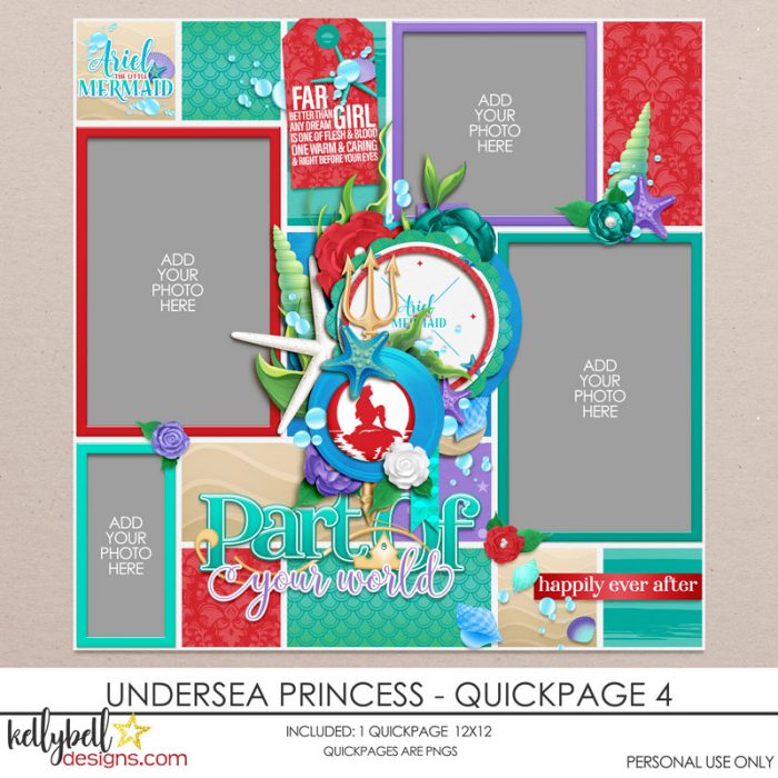 Under Sea Princess Quickpage 4 - Kellybell Designs