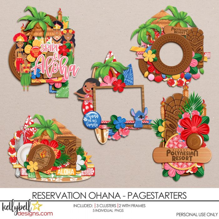 Reservation Ohana Page Starters Kellybell Designs