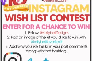 Instagram Wish List Contest & Instagram Layout Contest