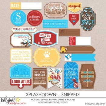 Splashdown! Snippets - Kellybell Designs