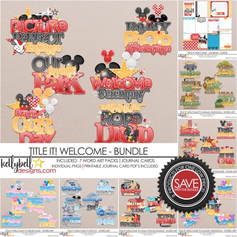 Title It! Welcome Bundle - Kellybell Designs