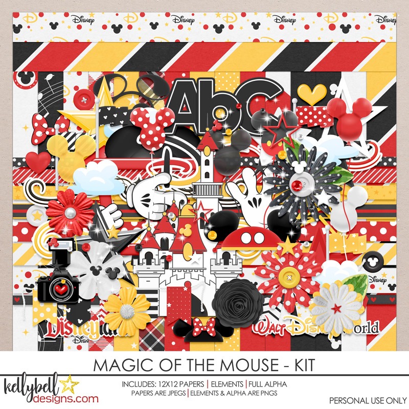 Magical Mickey Mouse Layout