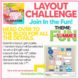 Summer Stock Up Layout Challenge