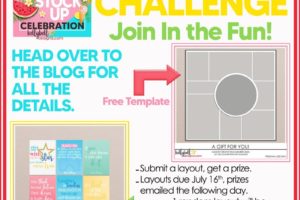 Summer Stock Up Template Challenge