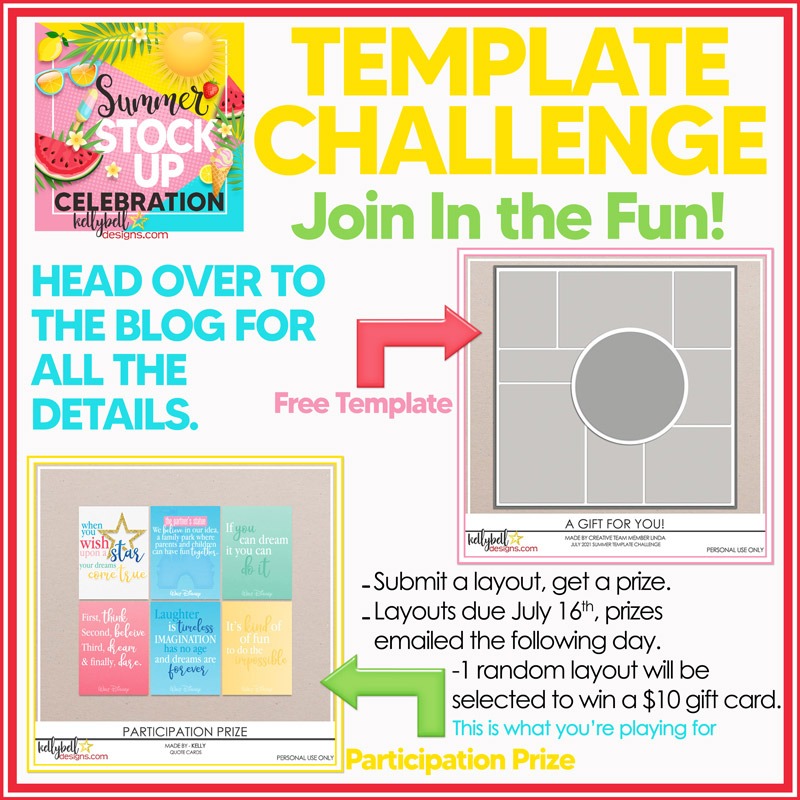 Summer Stock Up Template Challenge