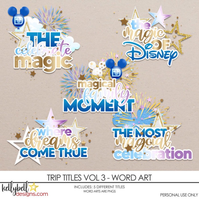 Trip Titles Vol 3 - Kellybell Designs