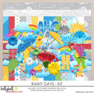 Rainy Days Kit - Kellybell Designs