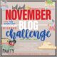 November 2022 Blog Challenge