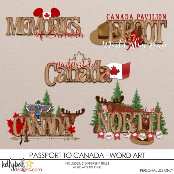 Passport To Canada Kit - Kellybell Designs