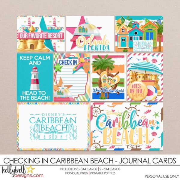 Magical Dream Vacation Cards - Kellybell Designs