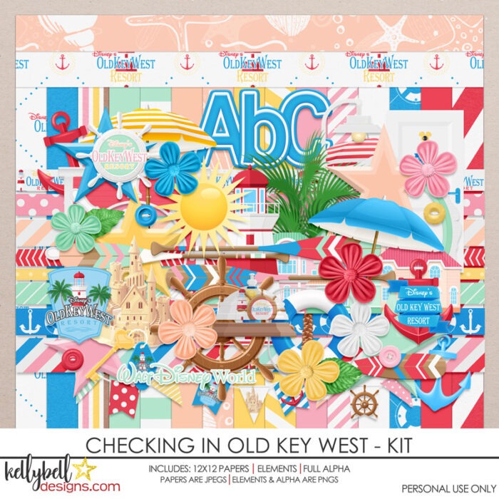 Checking In Old Key West Kit - Kellybell Designs
