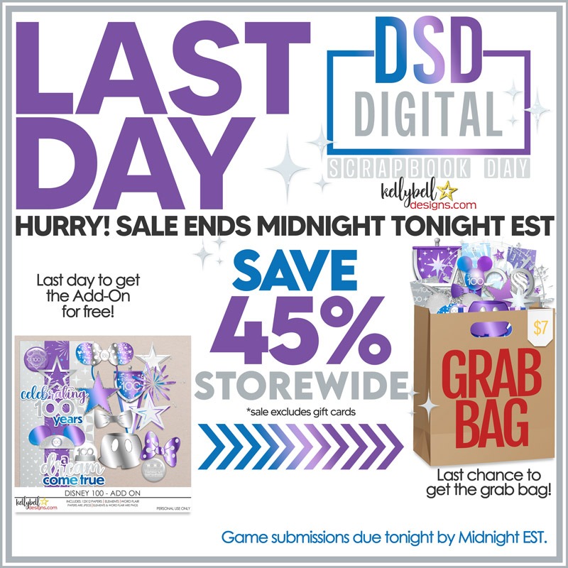 Last Day for DSD Sale and Events!