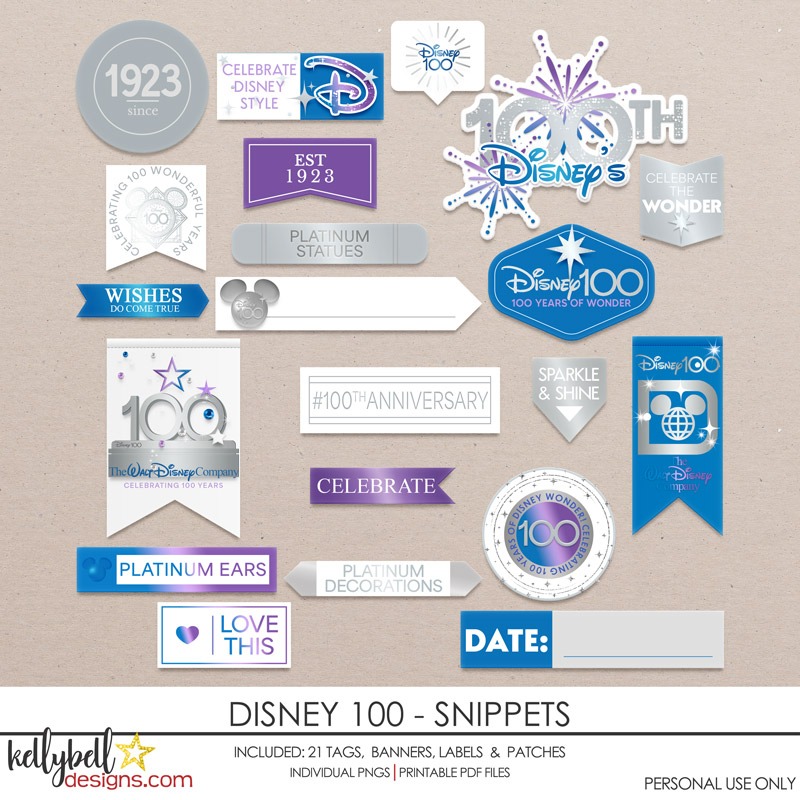 Disney 100 Washi Tape - Kellybell Designs