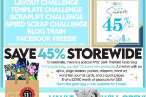 Hot Summer Fun – Challenges, Grab Bag, Blog Train, Sale and Vault Opening!