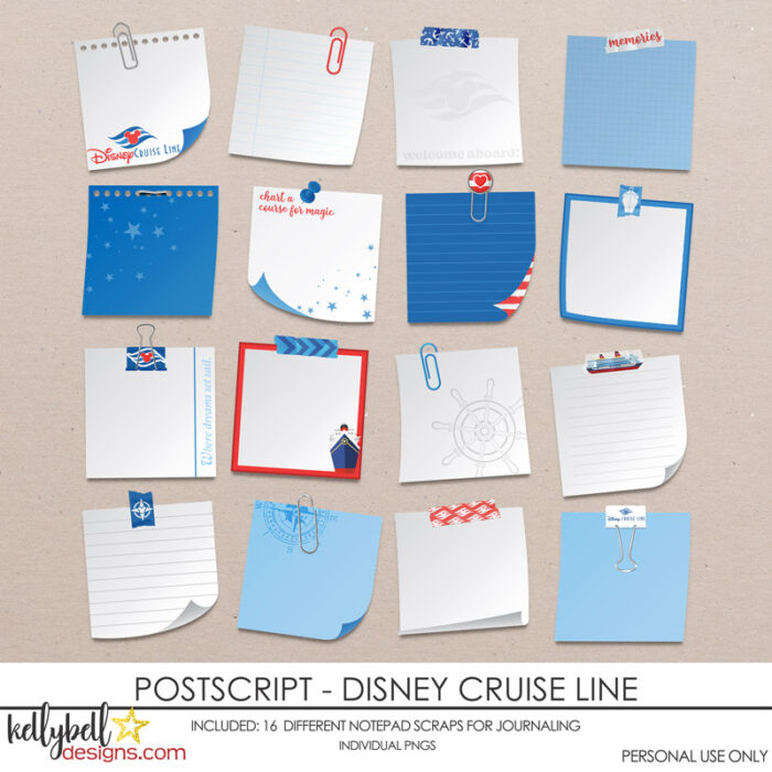 Postscript Print Designs Post Script Disney Cruise Line - Kellybell Designs