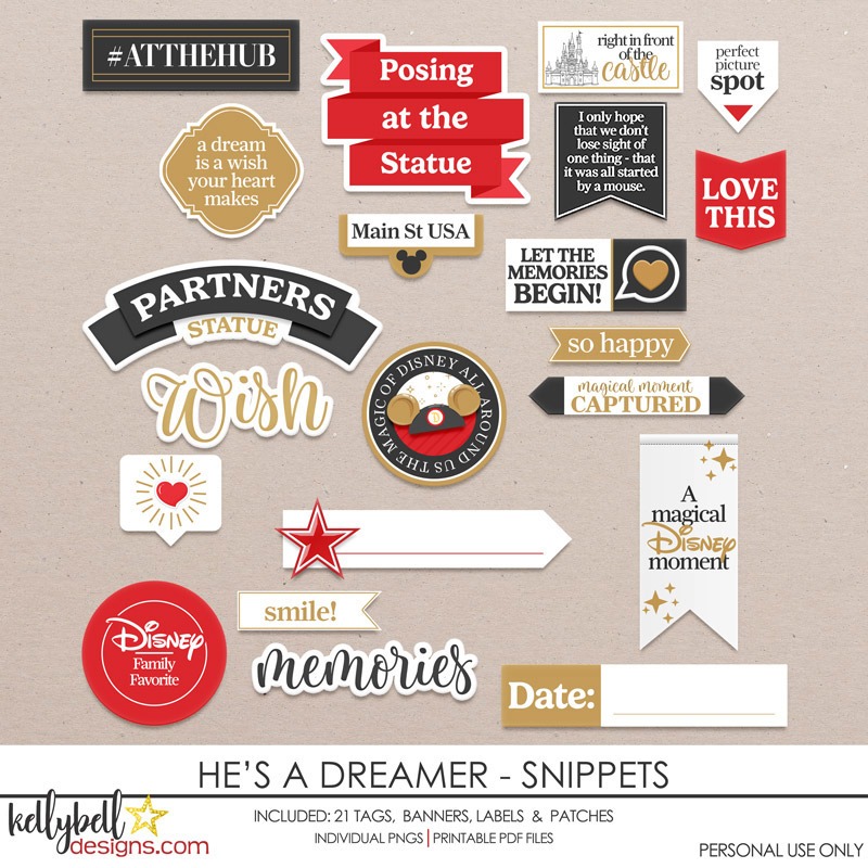 He's a Dreamer Snippets