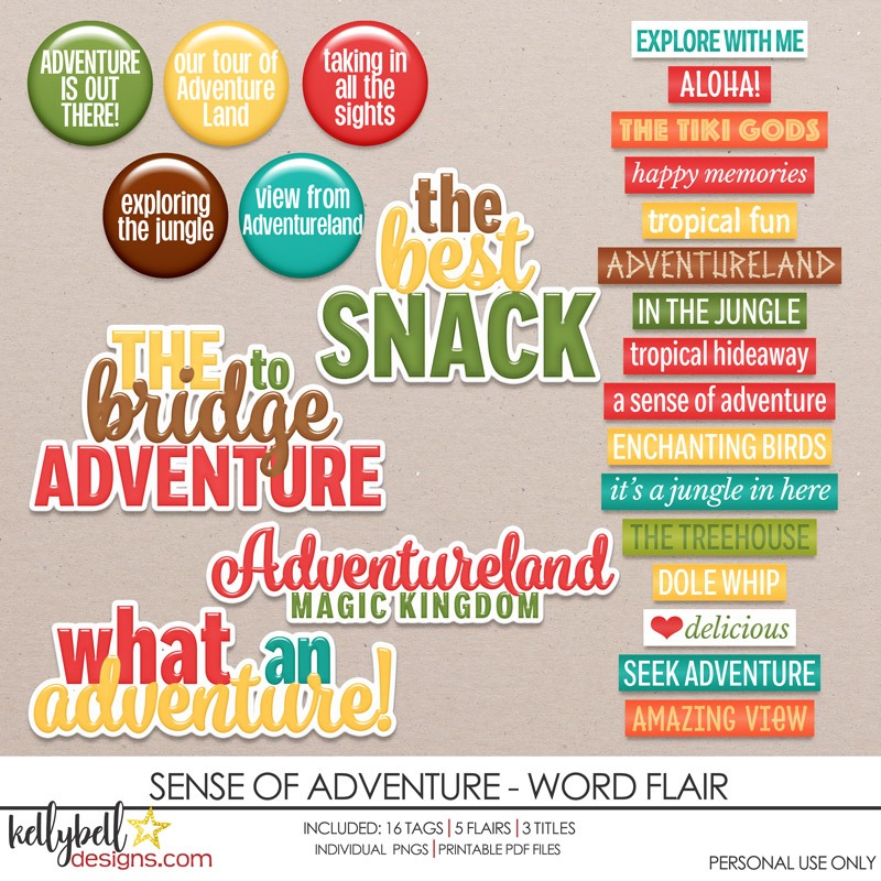 Sense of Adventure Word Flair
