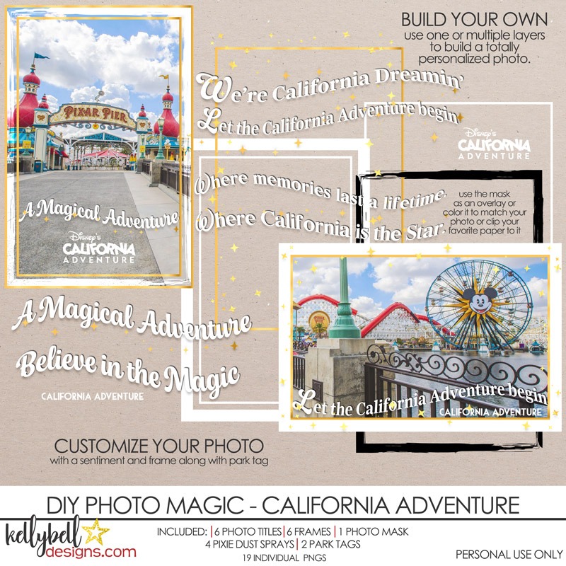 DIY Photo Magic California Adventure