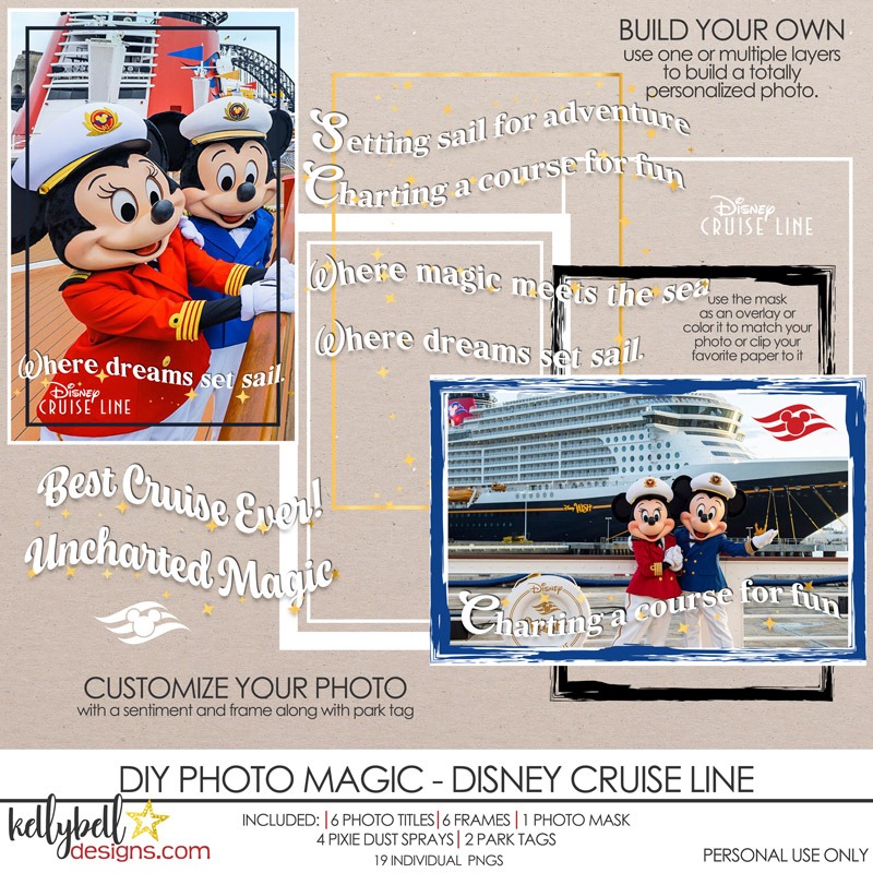 DIY Photo Magic Disney Cruise Line