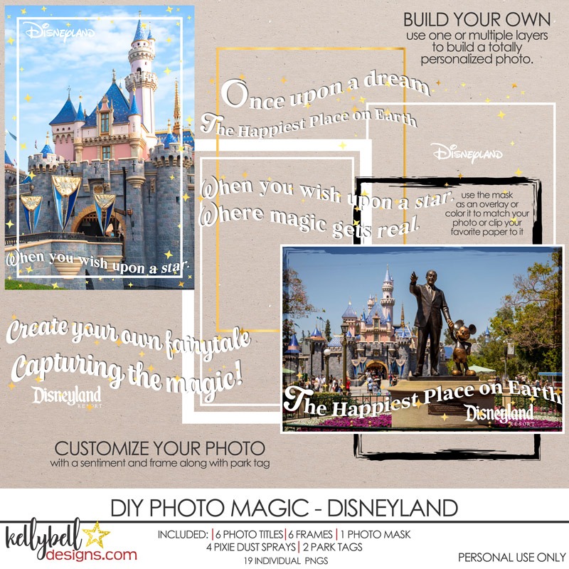 DIY Photo Magic Disneyland
