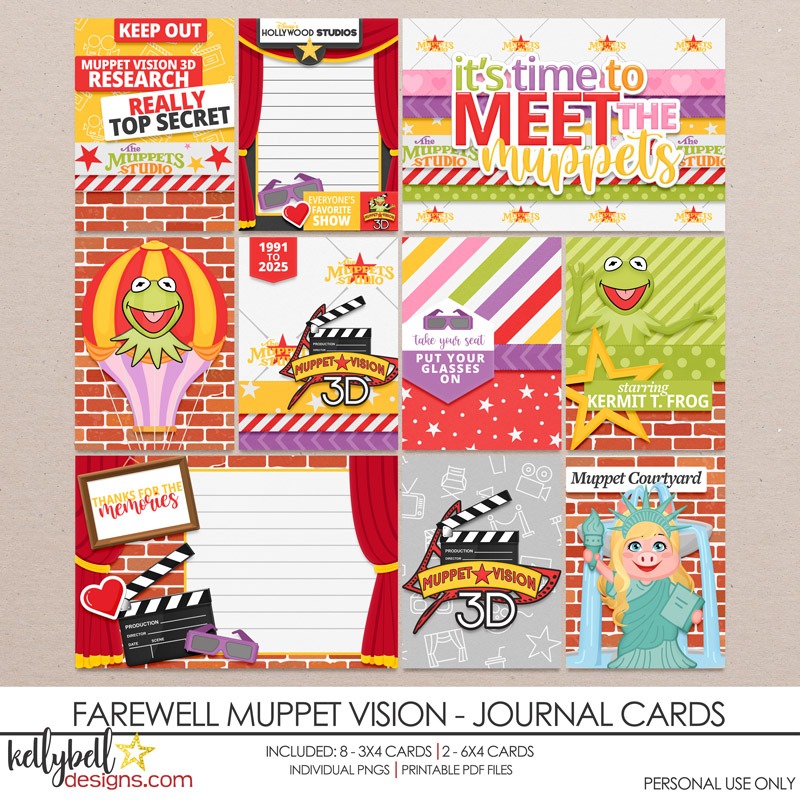 Farewell Muppet Vision Cards