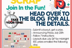 Anniversary Slow Speed Scrap Challenge