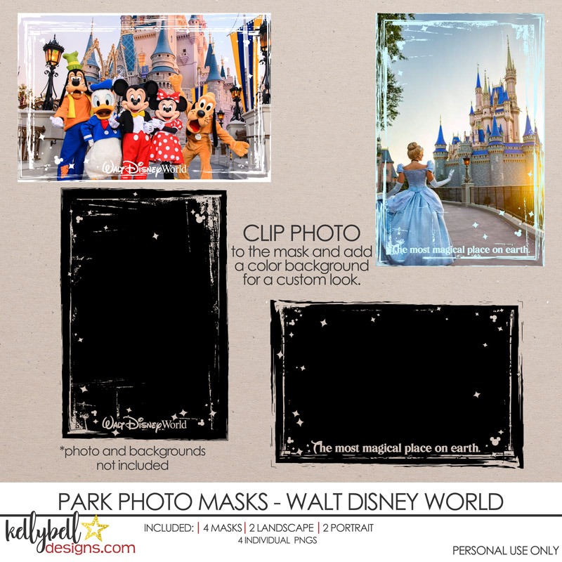 Park Masks Walt Disney World