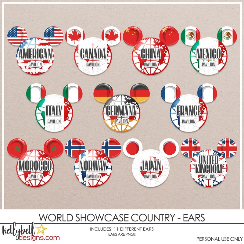 World Showcase Ears