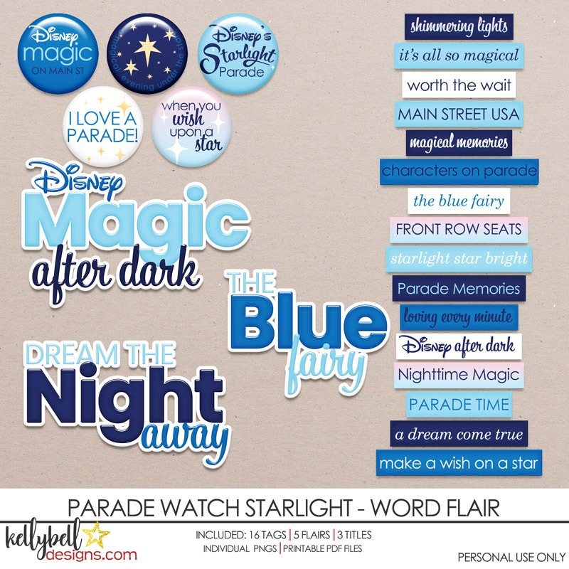Parade Watch Starlight Word Flair
