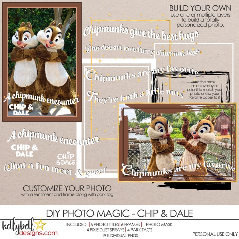 DIY Photo Magic Chip & Dale