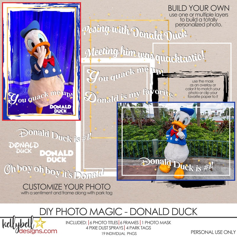 DIY Photo Magic Donald Duck