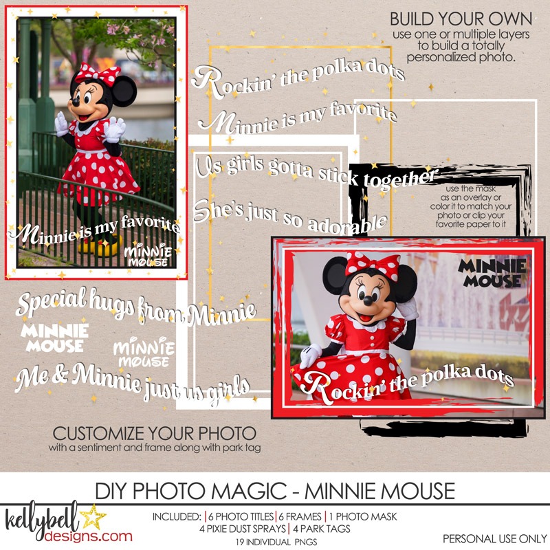 DIY Photo Magic Minnie Mouse