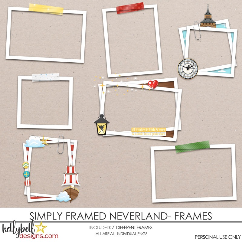 Simply Framed Neverland Frames