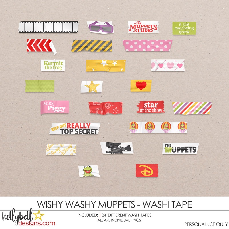 Wishy Washy Muppets Washi Tape