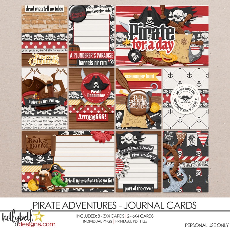 Pirate Adventures Cards
