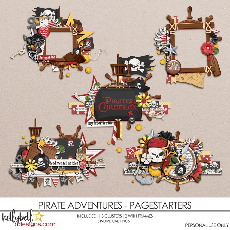Pirate Adventures Page Starters