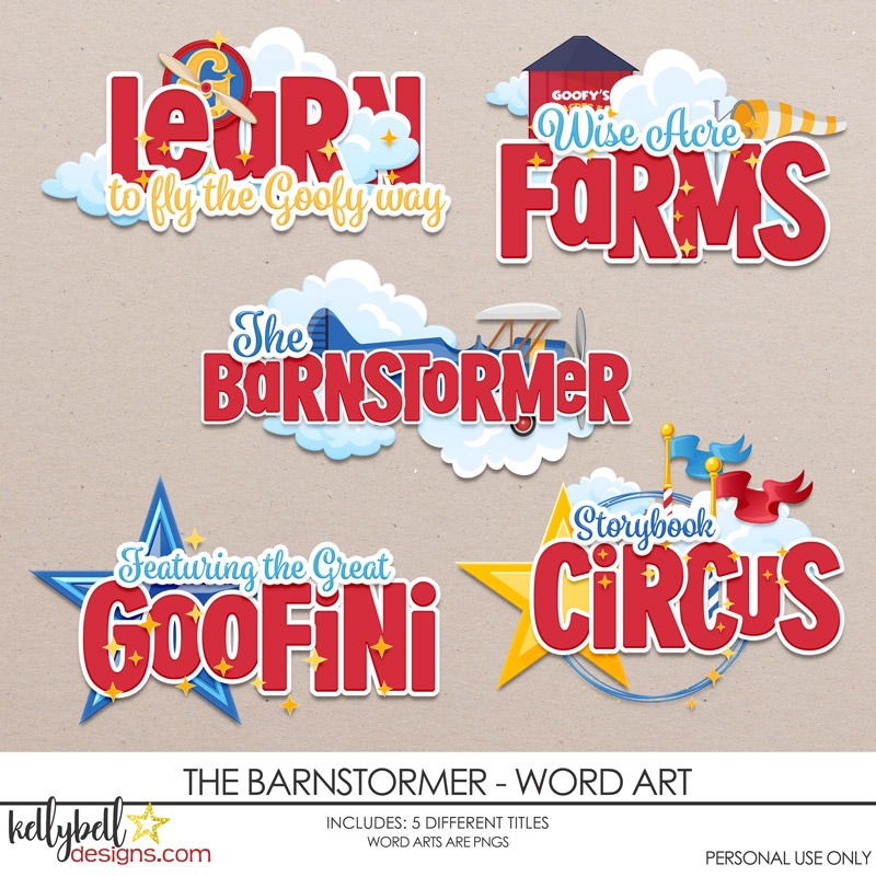 The Barnstormer Word Art