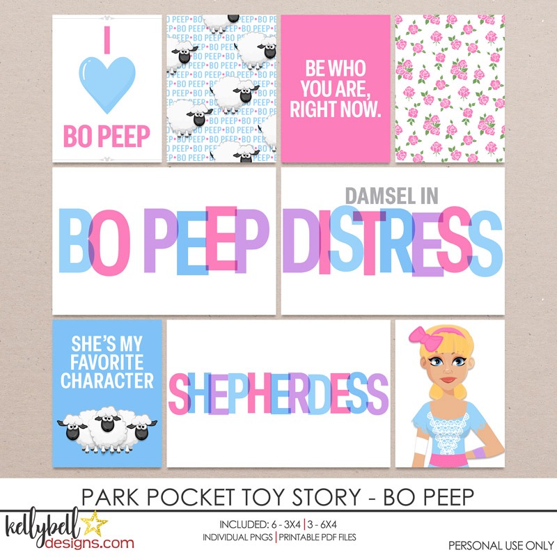 Park Pocket Toy Story Bo Peep