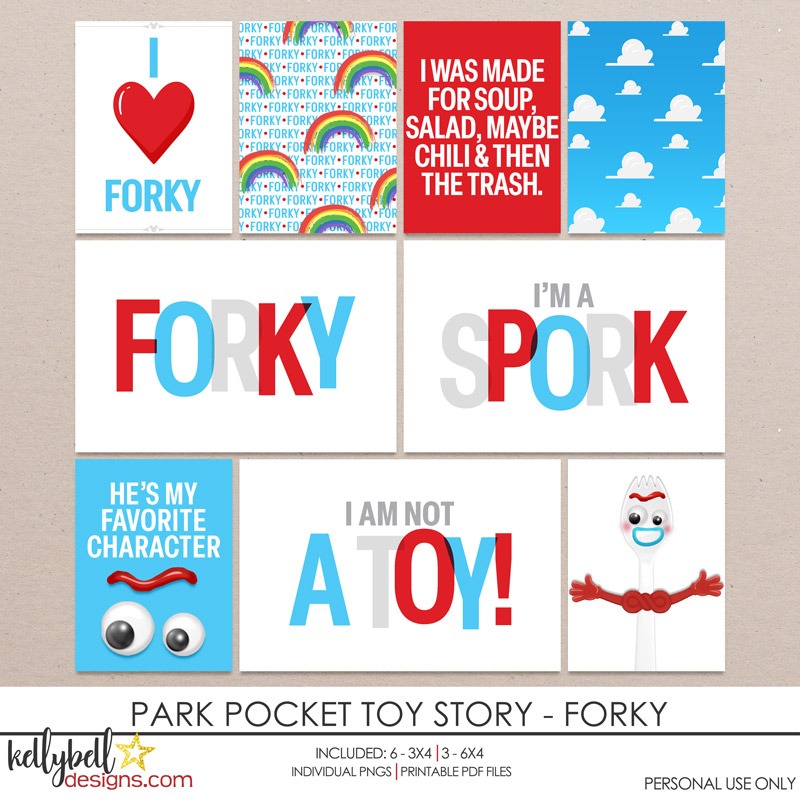 Park Pocket Toy Story Forky
