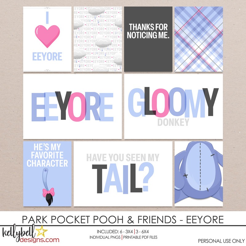 Park Pocket Pooh & Friends Eeyore