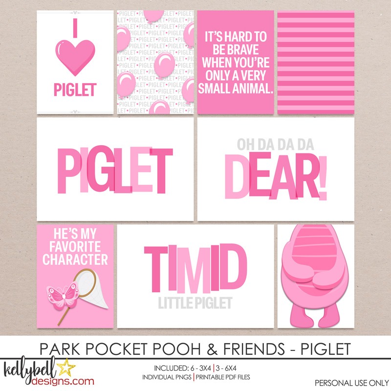 Park Pocket Pooh & Friends Piglet