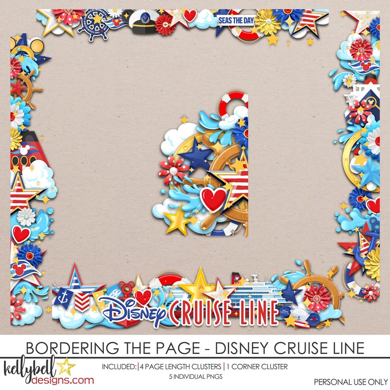 Bordering the Page Disney Cruise Line Page Borders
