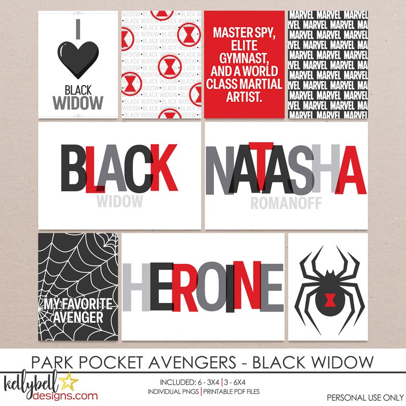 Park Pocket Avengers Black Widow
