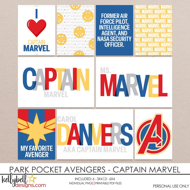 Park Pocket Avengers Captain Marvel