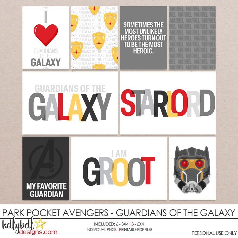 Park Pocket Avengers Guardians of the Galaxy