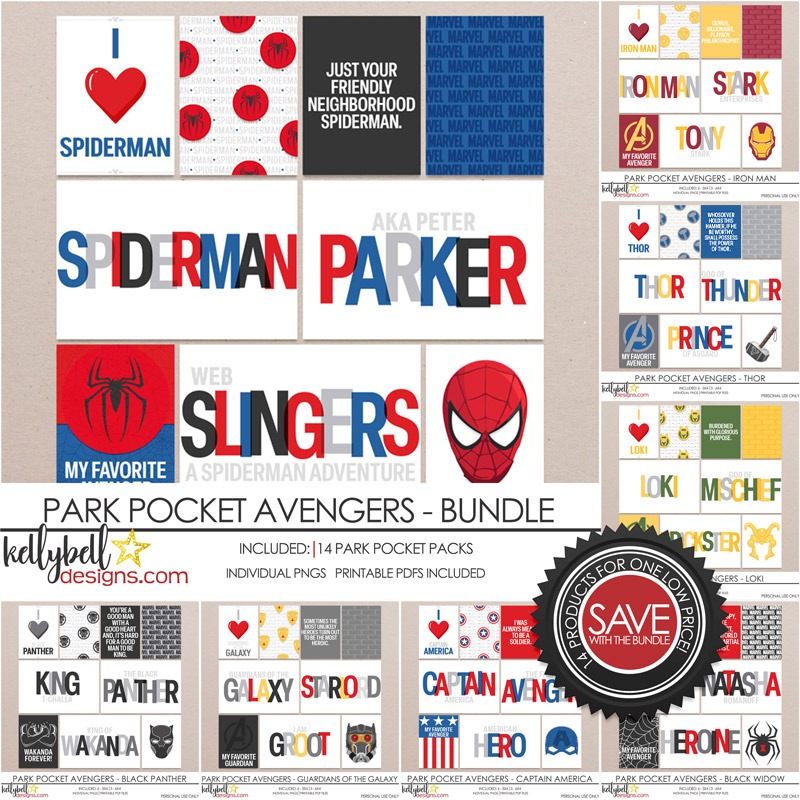 Park Pocket Avengers Bundle